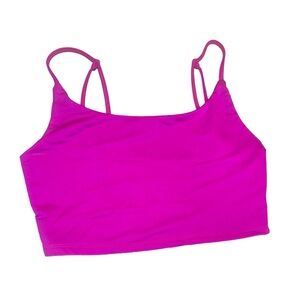 SHEIN Neon Pink Crop Top or Bralette Size Medium Petite